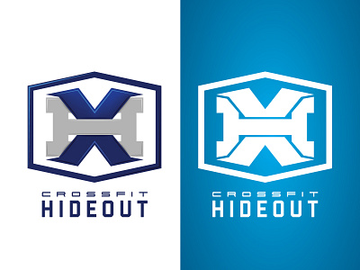 Crossfit HideOut Logo Update athletics brand color crossfit logo sports