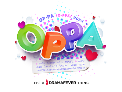 Oppa Tee Design kdrama kpop oppa tshirt typography