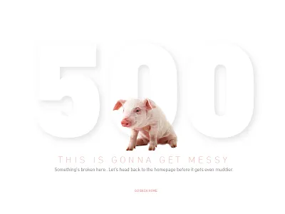 500 Error 500 500 error page 500 page error pig server error