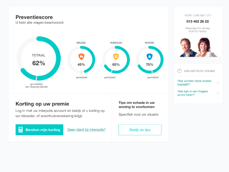 Test ready app chart flat minimal score survey ui web