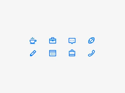 Tiny Onboarding Icons icon design icons ios retina user interface
