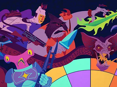 Spacefight #3 aliens rule fight hammerhead knock off lazer sword movie space