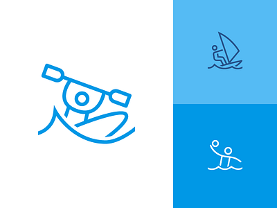 Water Sports canoe icon ios sports water waterpolo wind surfing