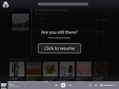 Daily UI 16 – Popup Message 16 challenge dailyui modal music overlay popup