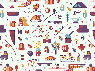 Autumn autumn bicycle fall leaf nature pattern pie thanksgiving tree turkey