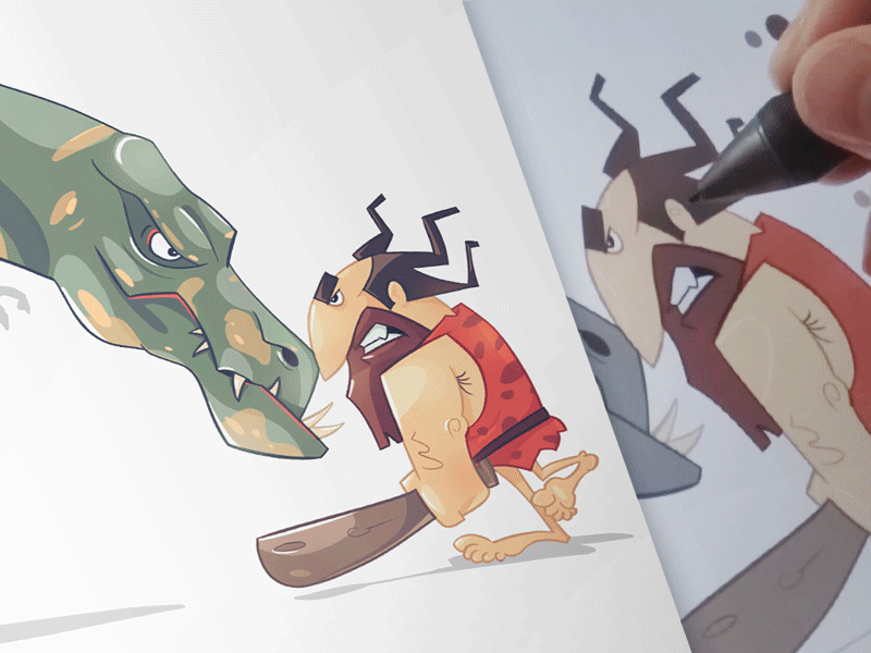 Fearless character creation drawing fearless fun process tutorial video
