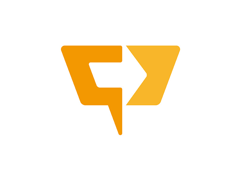 Example of Letter C + Letter Y + dialogue & direction mark / Logo