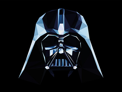 Flat Wars_Darth Vader darth vader flat force icon jedi low movies poly sith starwars vader wars
