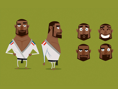 Character design / Judoka character design judoka vector