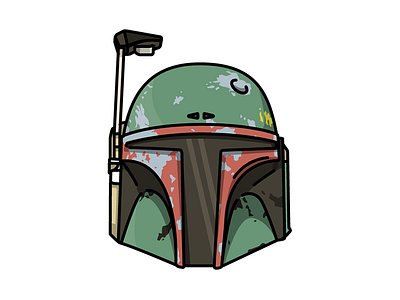 Boba Fett boba fett illustration movies pop culture sci fi star wars vector