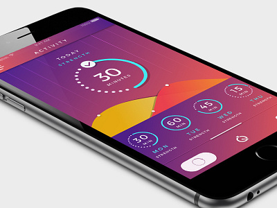 QuickFix app color colorfull design flat gradient ios purple ui ux