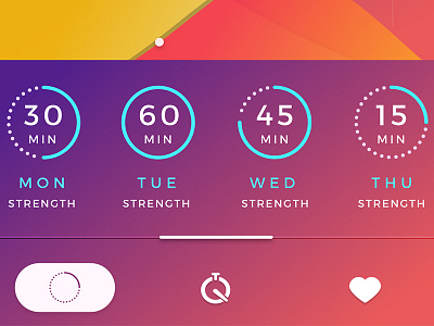 QuickFix app color colorfull design flat gradient ios purple ui ux