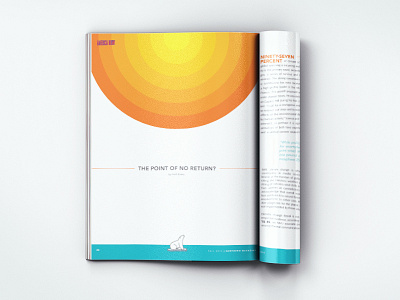 Northern Mag Teaser grid illustration layout magazine print text type