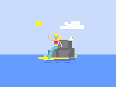 Pixel Dailies - Mermaid mermaid pixel art pixels