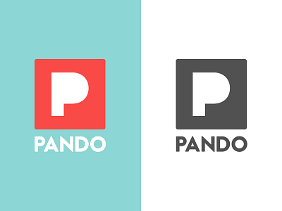 Pando Logo blog branding identity logo news pando story tech visual identity