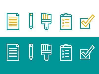 Icons icons illustrator simple
