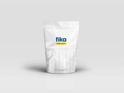 Fika Coffee Bag café coffee fika flag logo mockup nordic scandinavian sweden swedish