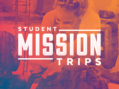 Student Mission Trips bright gradient mission neon photo student friendly vivid