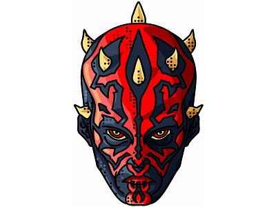 Starwars!! Sith Darth Maul!! design droid imperial jedi joda maul portret probe sith space star wars