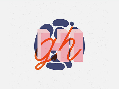 High guys! illustration texture typography