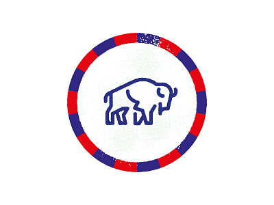 Buffalo Chip bison buffalo coin poker