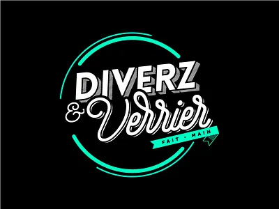 Diverz & Verrier illustrator logotype