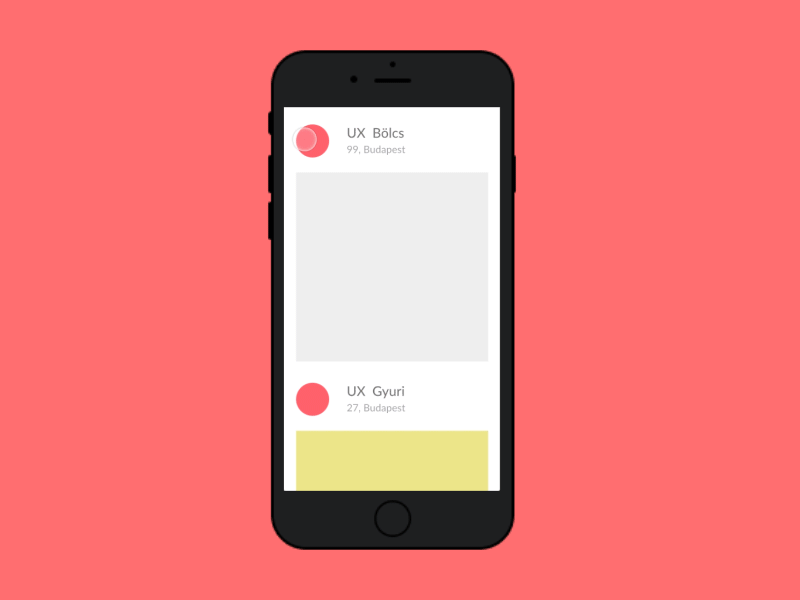 Principle Experiment animation app cards gif interaction motion principle prototype