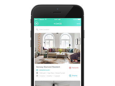 Real Estate Renting App app asia designer kuala lumpur malaysia mobile property real estate renting singapore ui ux