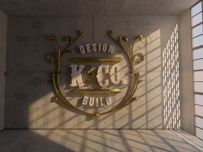 K&Co 3d Ornaments 3d ornaments type typography