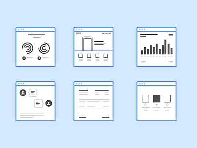 Mockup icons #1 icon icons mockup storyboard ui ux web wireframe www