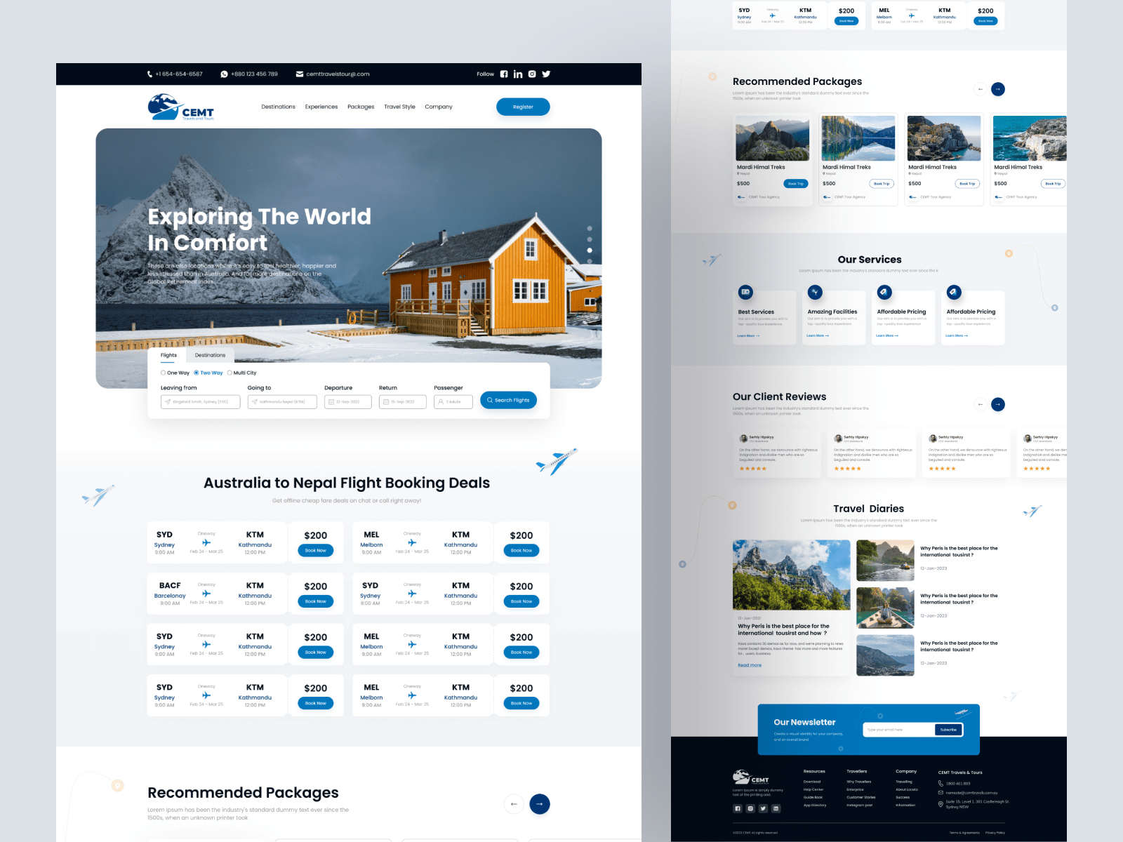 Example of Website UI/UX Design