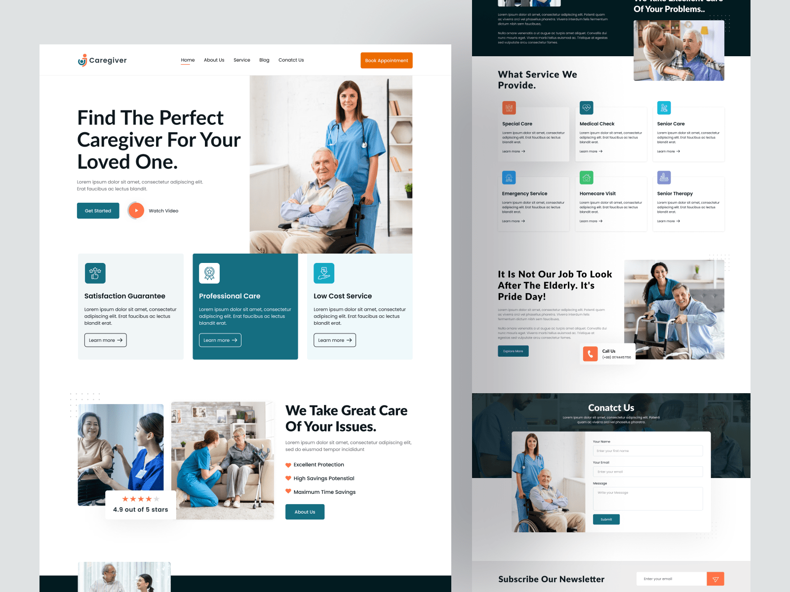 Example of Website UI/UX Design
