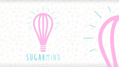 SugarMind branding graphic design logo