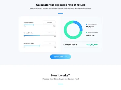 Landing Page | Investment Advisory branding design graphic design landing page logo ui ux website