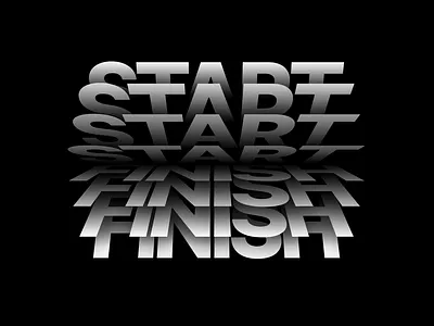 Start Finish branding design graphic design illustration inkscape