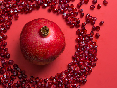 Pom...wonderful food type letters photography