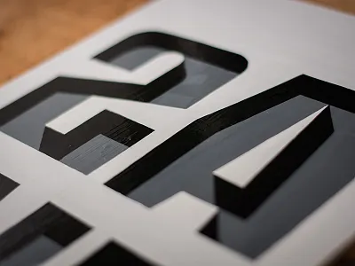 2A ALL DAY hand painted lettering one shot sign type