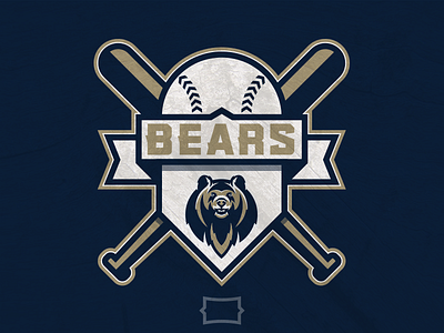 Bears Baseball Badge badge baseball branding identity logo sports branding sports identity sports logo