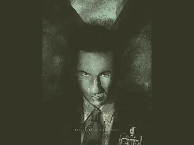 Fox Mulder duchovny illustration mulder xfiles