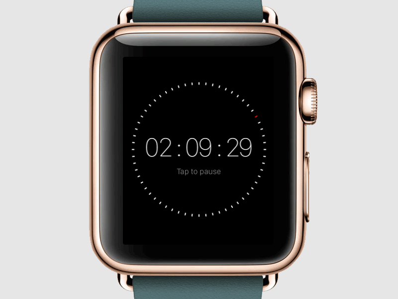 DailyUI 014 — Countdown applewatch countdown dailyui