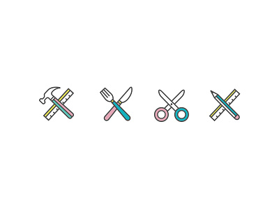 Linear Crafting Icons crafting icons linear