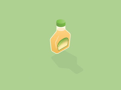 Foods Secretly Loaded With Sugar food illustration isometric