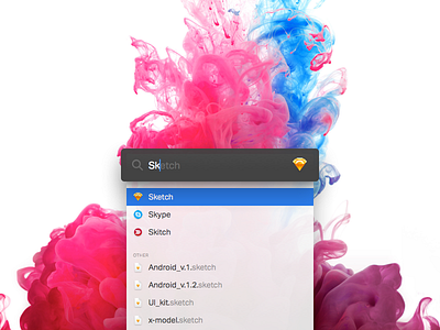 Search 022 app dailyui mac os search sketch skitch skype spotlight