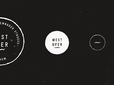 Westufer Logofamily brand branding brandmark circle handmade logo logodesign mark retro sign stamp vintage