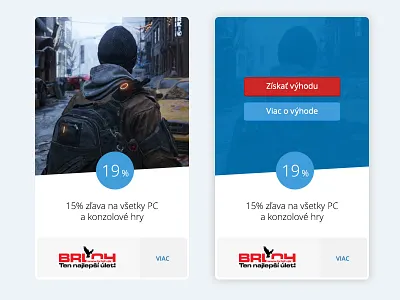 New card in O2 Extra Výhody card webdesign