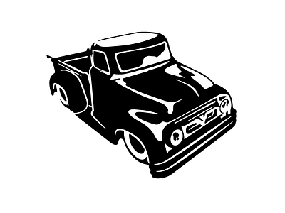 Pickup Truck 17 car dingbat icon pickup truck vehicle vintage