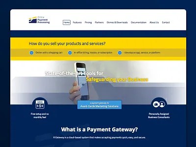 Online Payment Processing | Homepage homepage online payment processing website