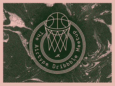 Airtype Dribbble Meetup airtype analog design dribbble halftone marble meetup north carolina texture winston salem