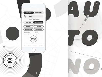 Process (inzone mobile) app branding design ios mobile type ui ux