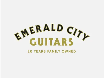 Emerald City Guitars 01 guitars logo vintage